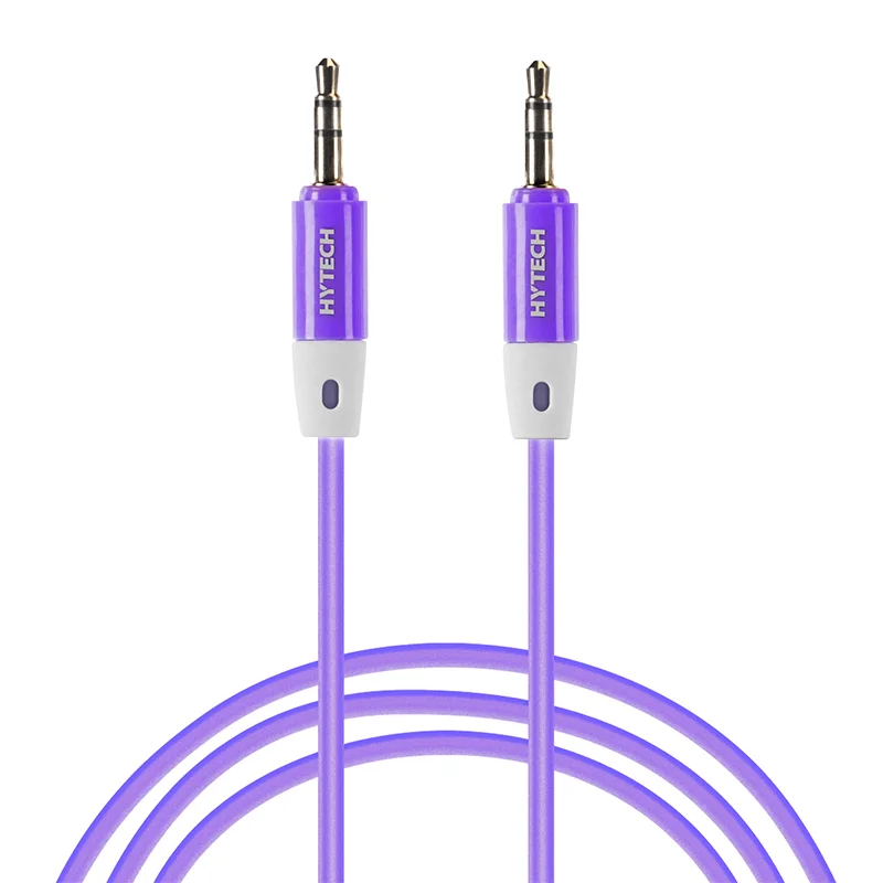 Hytech Hyx70 1M 3.5Mm Stereo Ses Kablosu,Mor