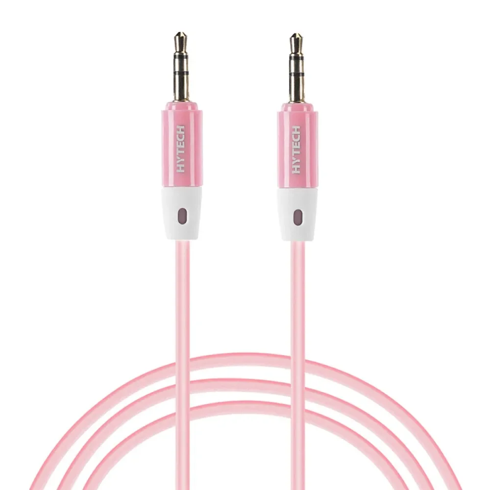 Hytech Hyx70 1M 3.5Mm Stereo Ses Kablosu,Pembe