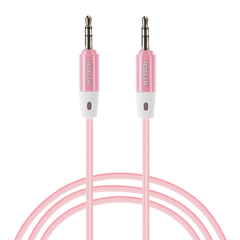 Hytech Hyx70 1M 3.5Mm Stereo Ses Kablosu,Pembe