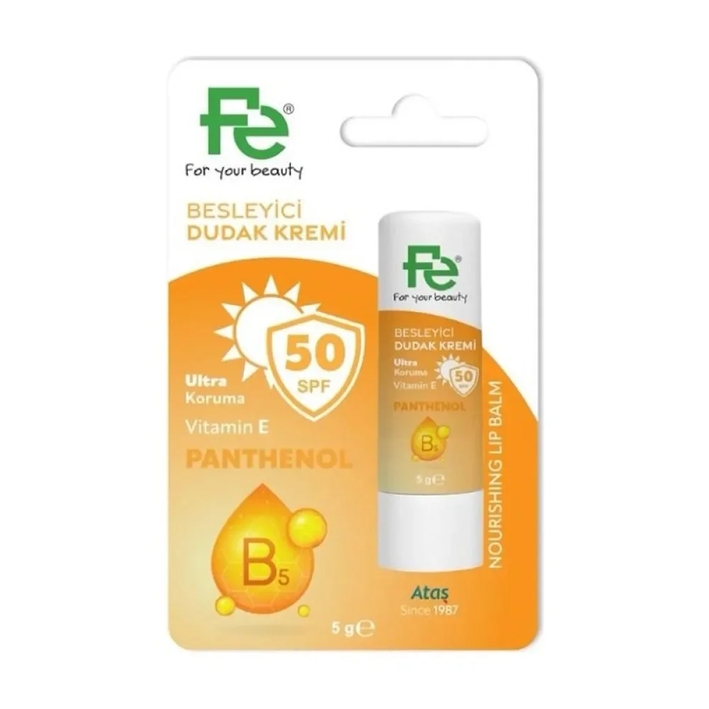 Fe Besleyici Dudak Kremi SPF50 Panthenol 5gr