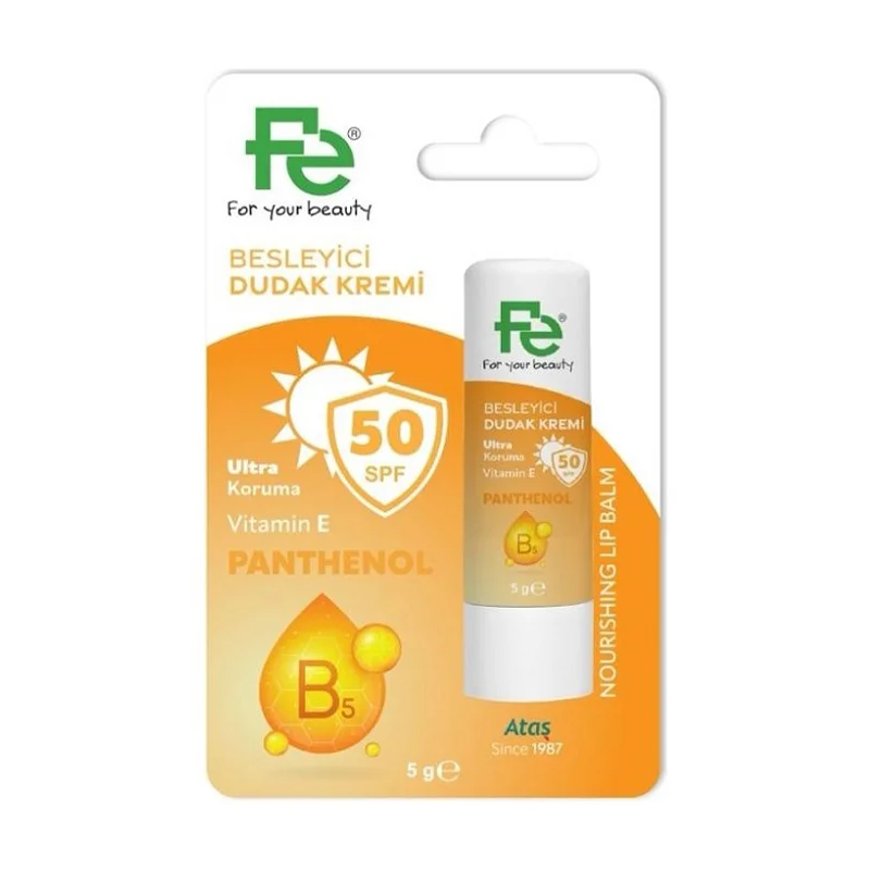Fe Besleyici Dudak Kremi SPF50 Panthenol 5gr