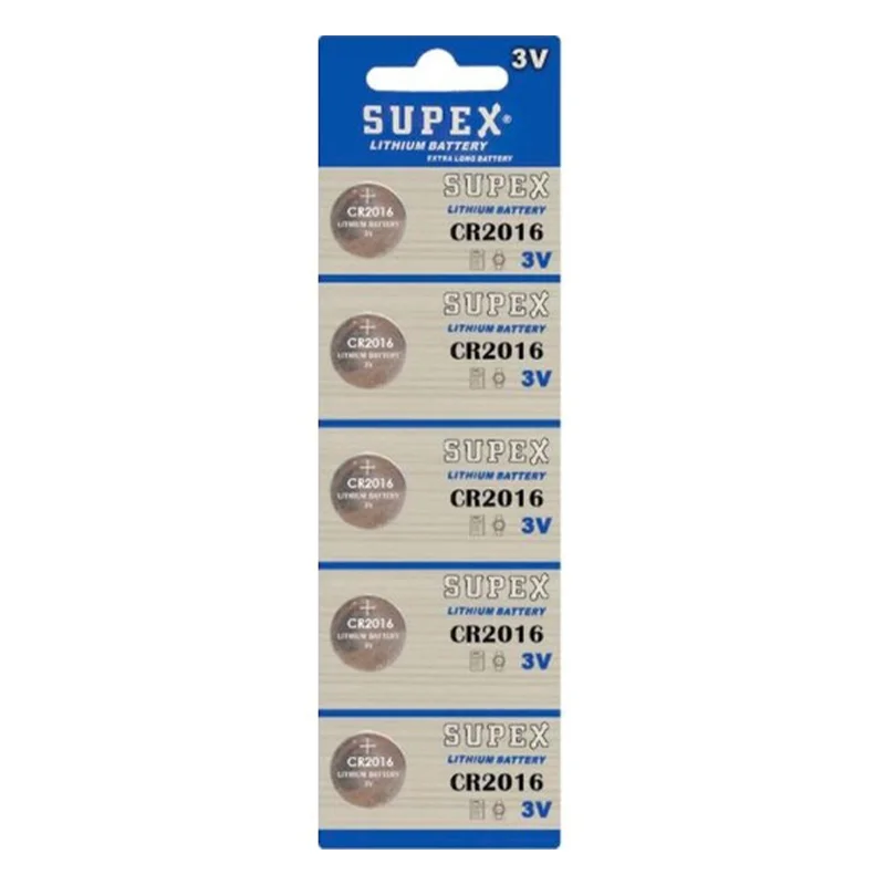 Supex Cr2016 3V Lityum 5Li Blister Pil