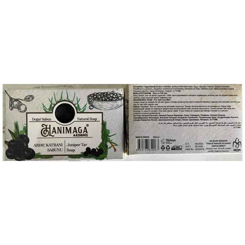 HANIMAGA Doğal Ardıç Katranı Sabunu 100 Gr