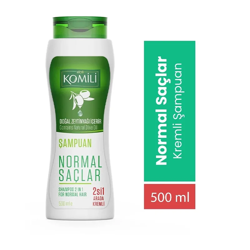 Komili Şampuan 500 Ml 2si Birarada Kremli Normal Saçlar
