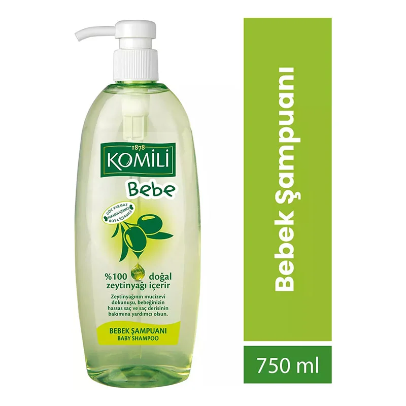 Komili Bebe Doğal Zeytinyağlı Bebek Şampuanı 750 ml