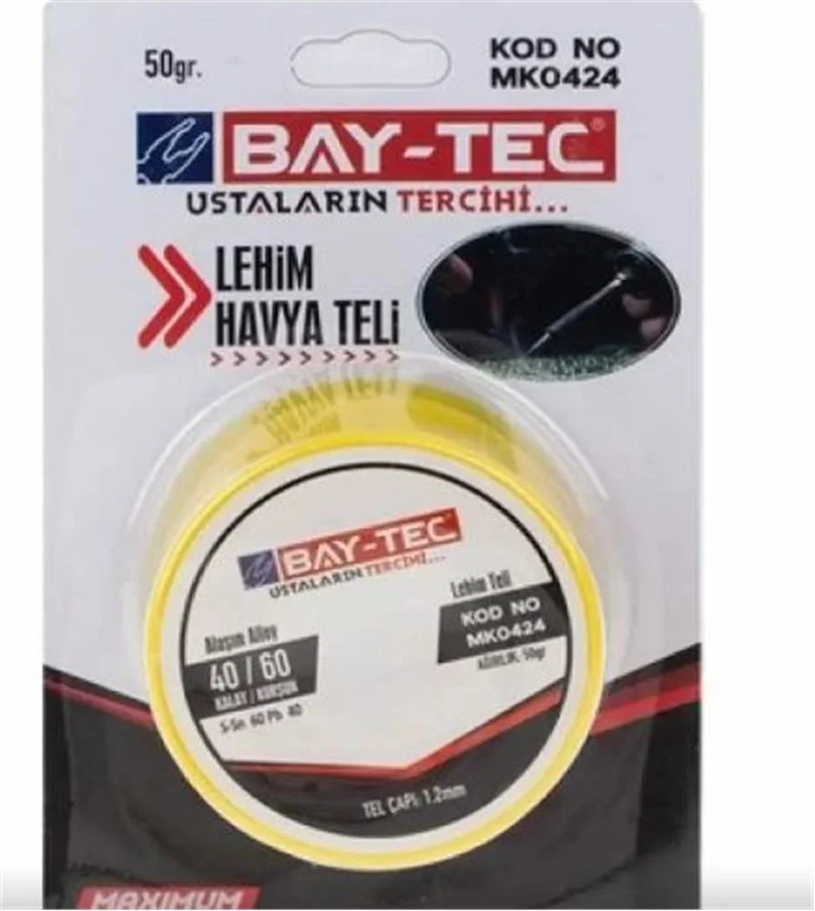 Bay-tec Lehim Havya Teli 50 Gr 1,2 Mm Mk-0424