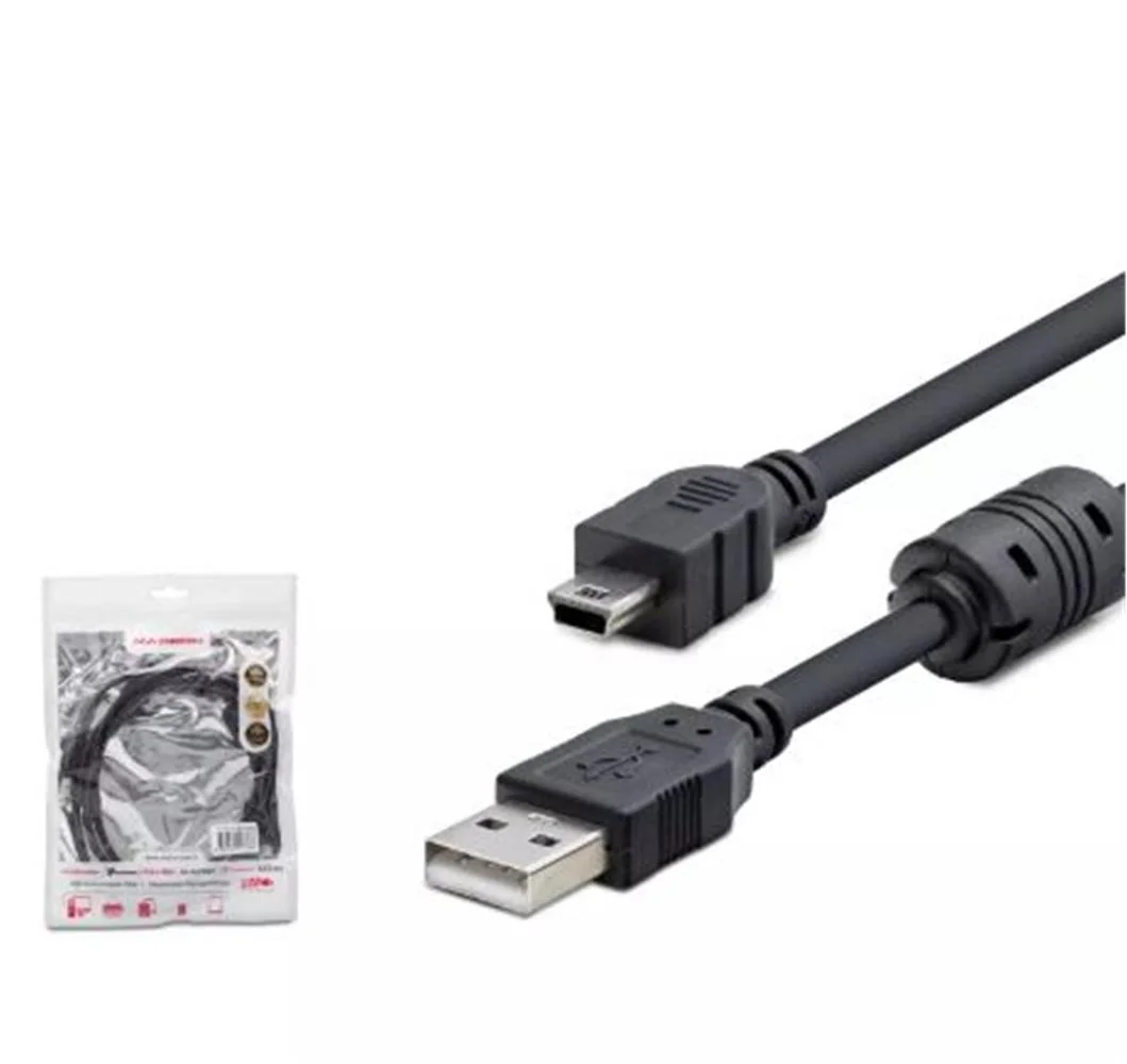 Hadron Hdx7538 1.5M Usb Mini V3-5Pin To Usb Kablo  Siyah