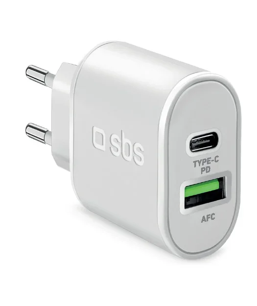 SBS 1xUSB-A+1xUSB-C PD 20W Seyahat Şarj
