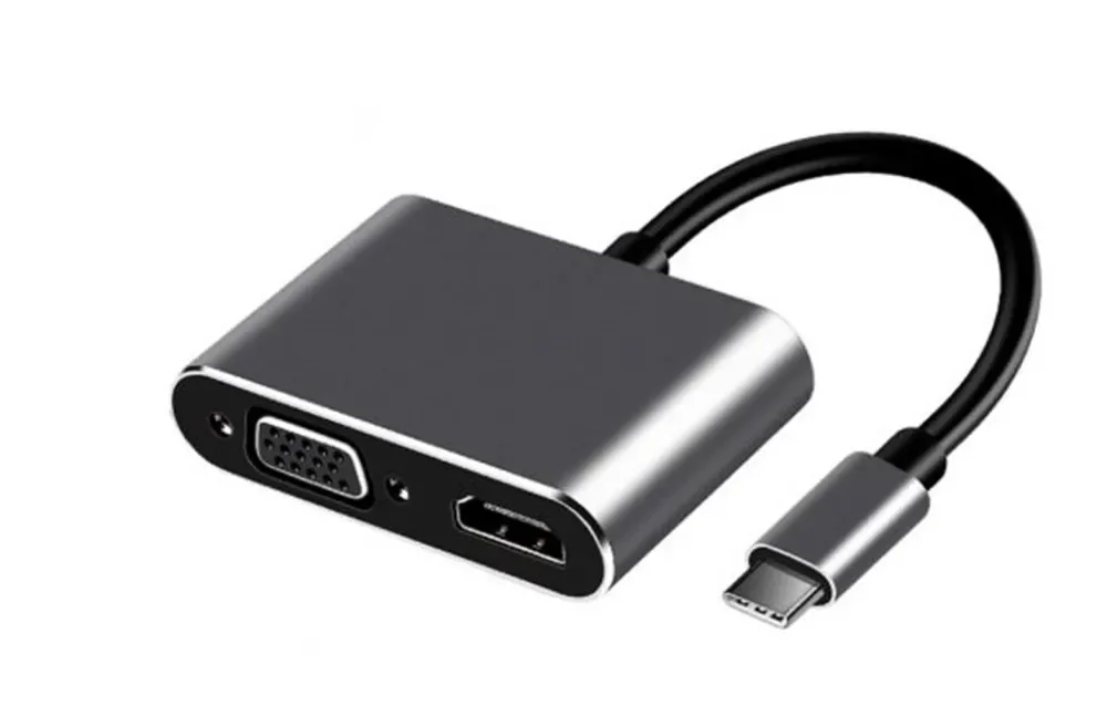 FRISBY FA-7678C Type-c - HDMI+VGA 4Kx2K Adaptör