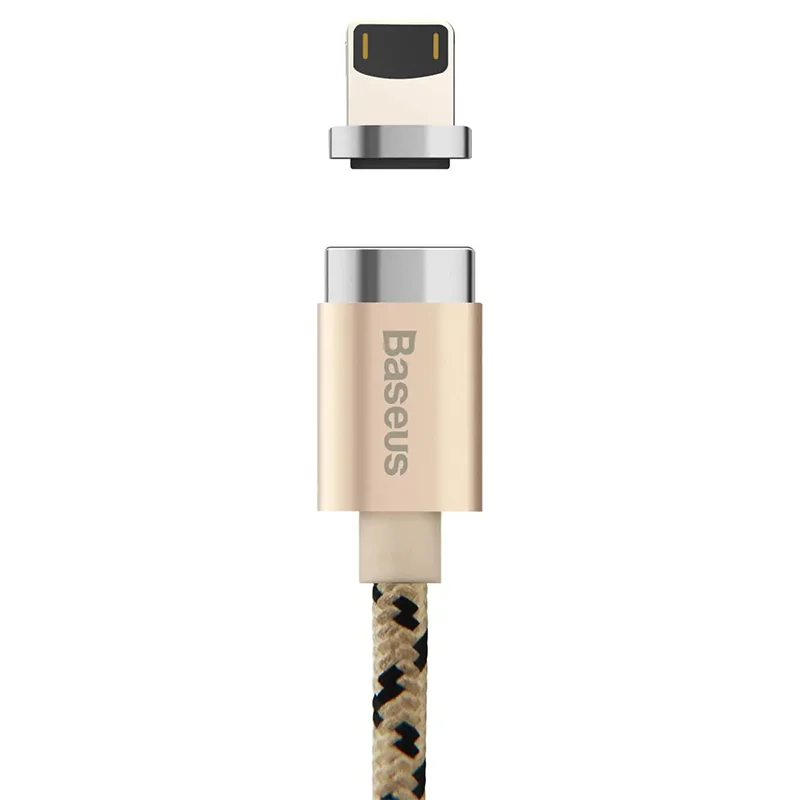 Baseus Insnap Manyetik USB Kablosu 100 cm 2,4 A iPhone Altın