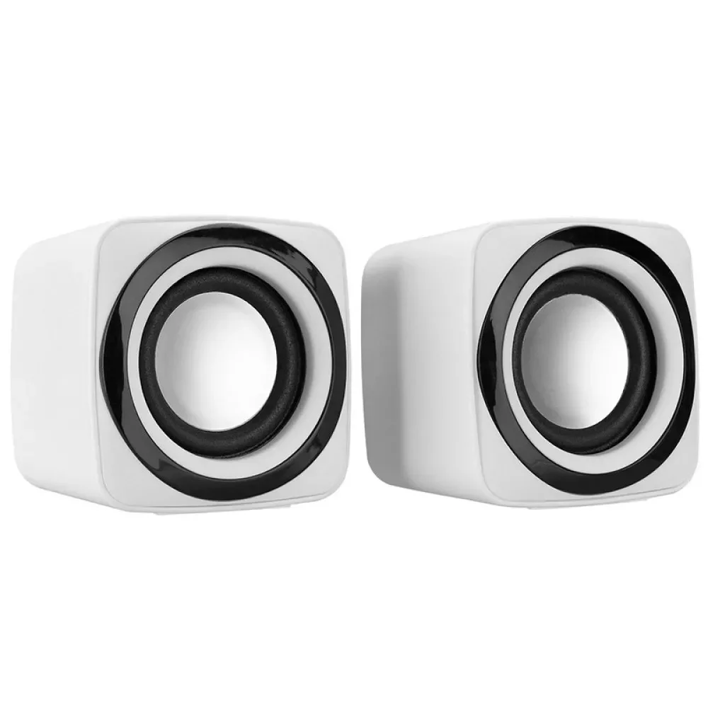 Snopy SN-C5 2.0 Multimedia USB 5V 3W*2 Beyaz Speaker