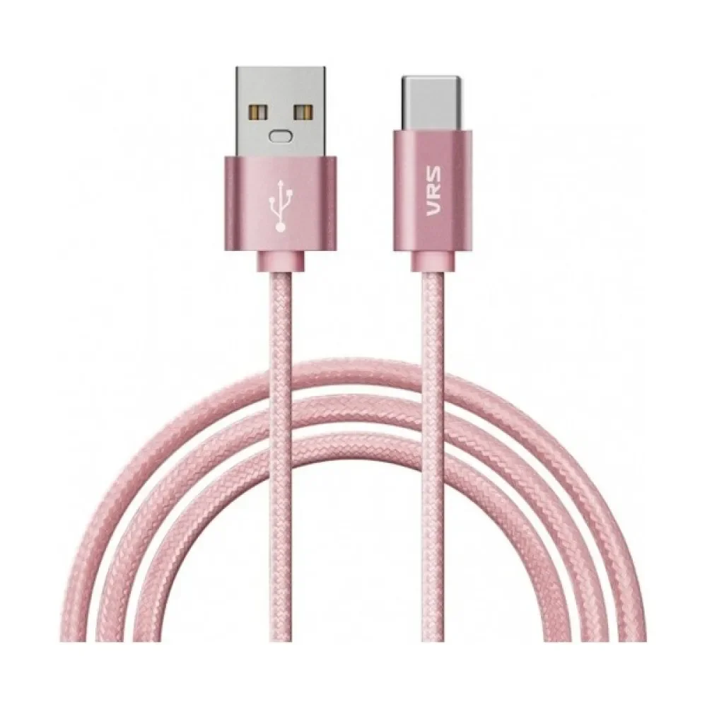 Vrs Typec Şarj Ve Data Kablo Rose Pink