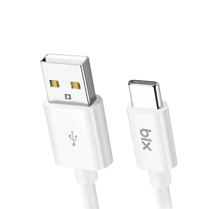 Bix bx100cb 3a usb-a to type-c chargıng Cable black