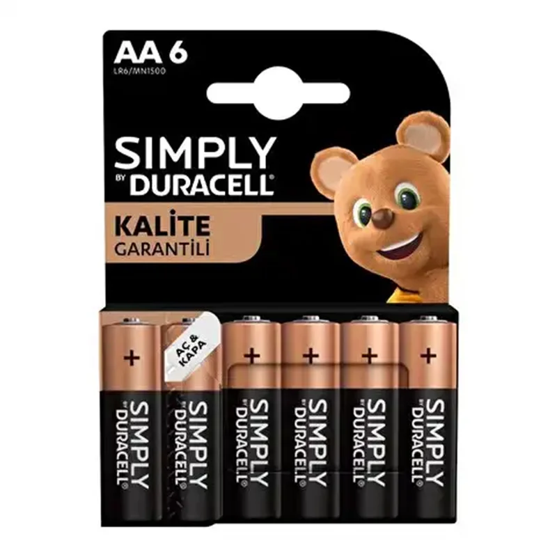 Duracell Basic LR6/MN1500 Aa Kalem Pil 6&amp;#39;lı