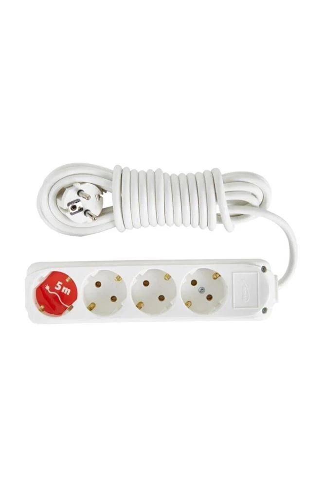 Almera 4lü 5mt Topraklı Priz (9240105)