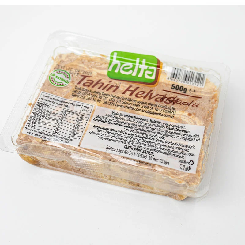 Helta Tahin Helvası Kakaolu 500 Gr
