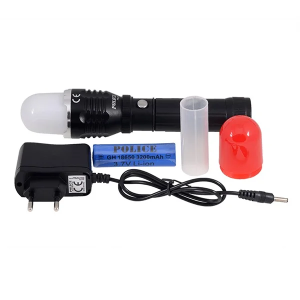 Polıce Ps22 Cree Led + Zoom + Magnet Şarjlı El Feneri