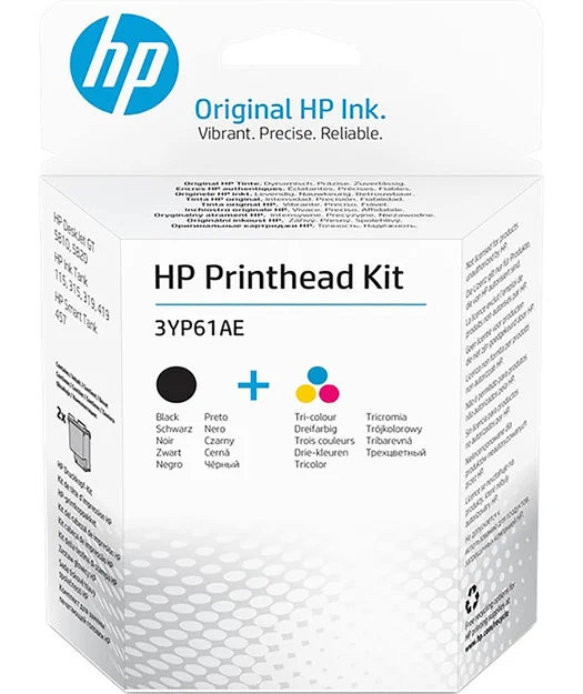 HP 3YP61AE Tri-color/Black GT Printhead