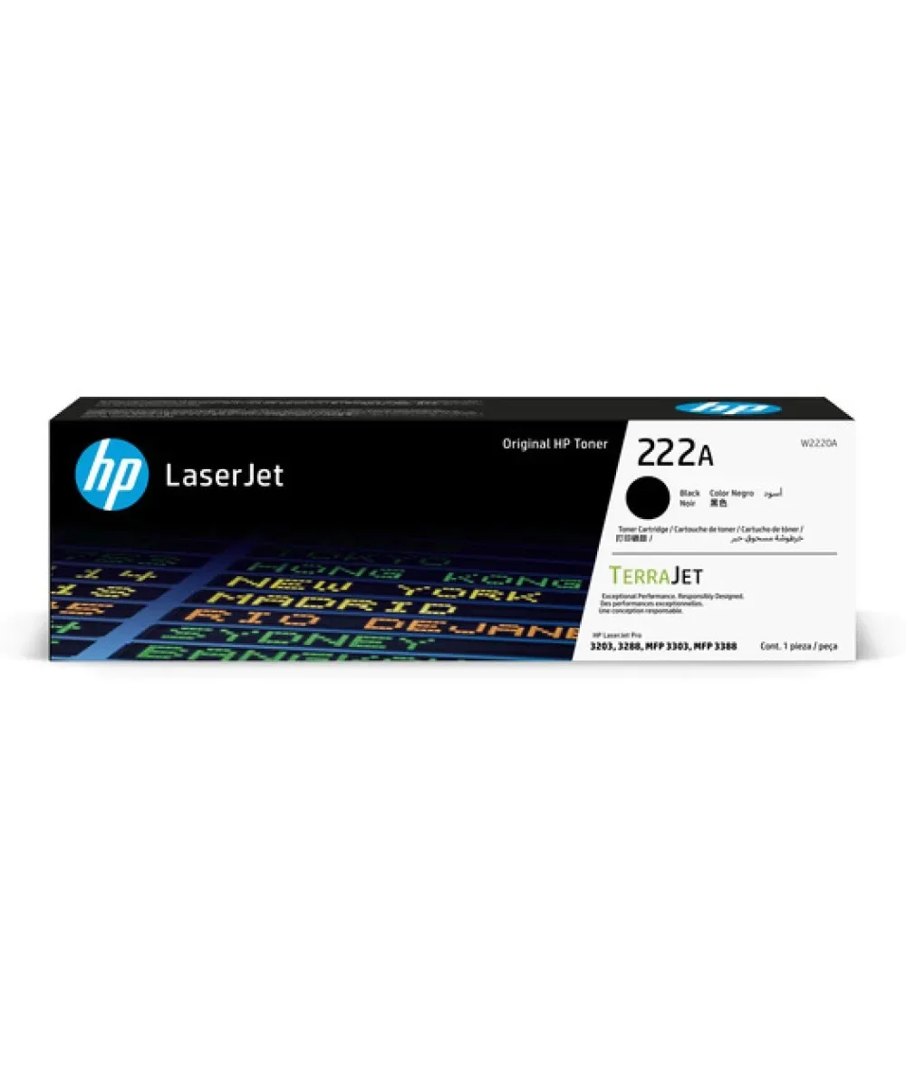 HP W2220A Black T.Kartuş(222A)