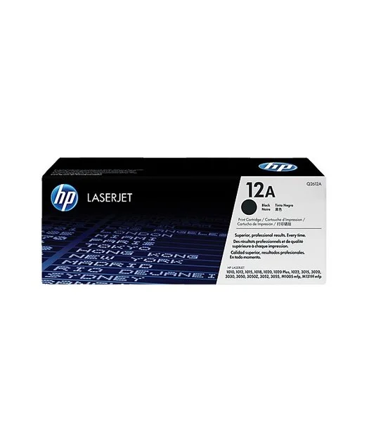 HP Q2612A Black Toner Kartuş (12A)