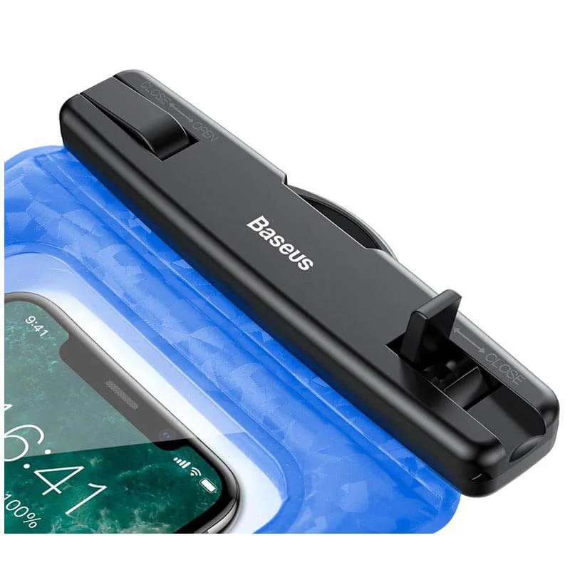 Baseus Su Geçirmez Hava Yastığı IPX8 Kılıfı (mavi)