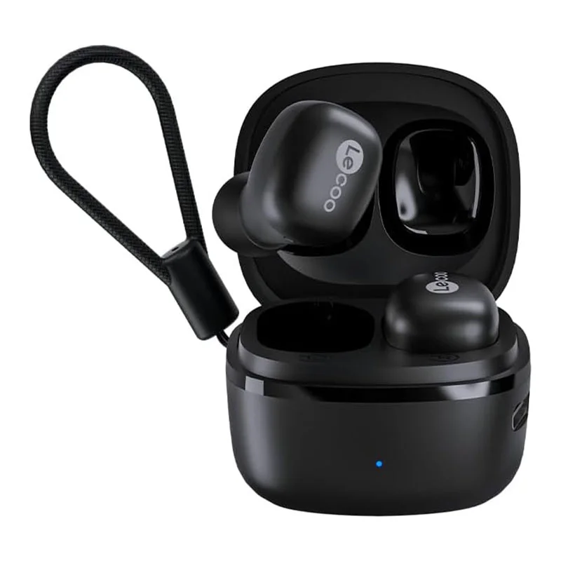 Lenovo EW300 Kablosuz Bluetooth 5.3 TWS Kulak İçi Kulaklık,Siyah