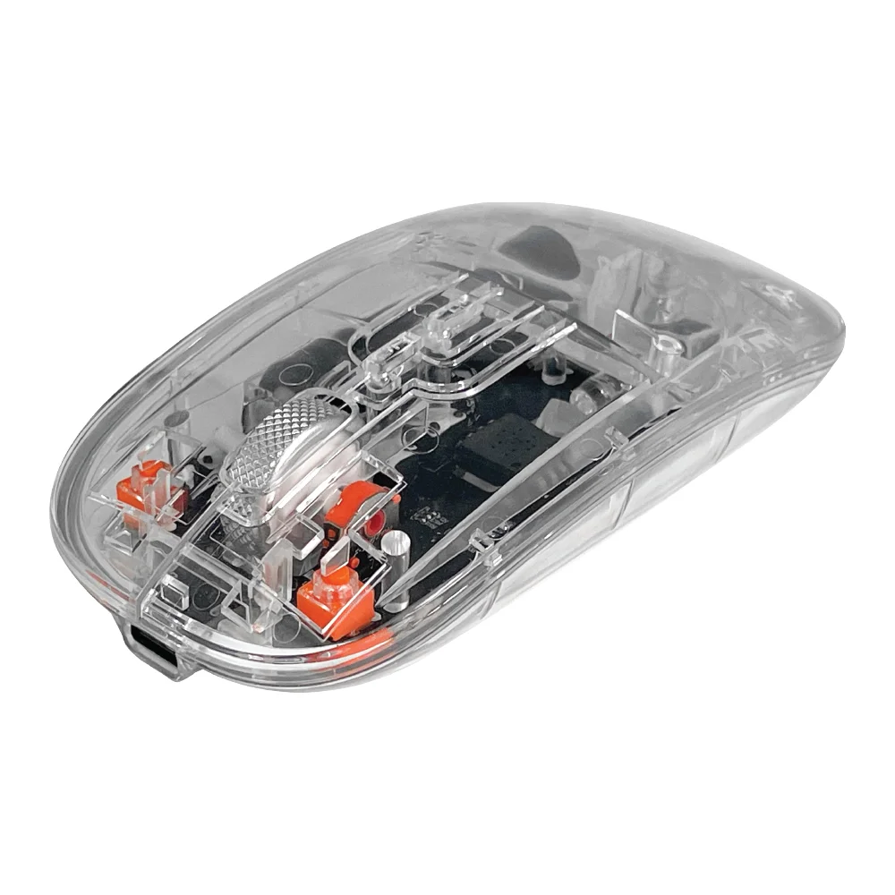 Dexim 2.4Ghz &amp; Bluetooth Şeffaf Led Mouse