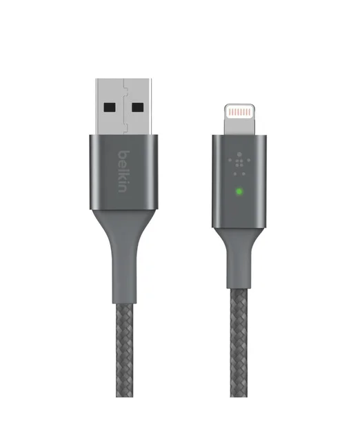 Belkin Smart Led Lightning Kablo - 1.2M Gri