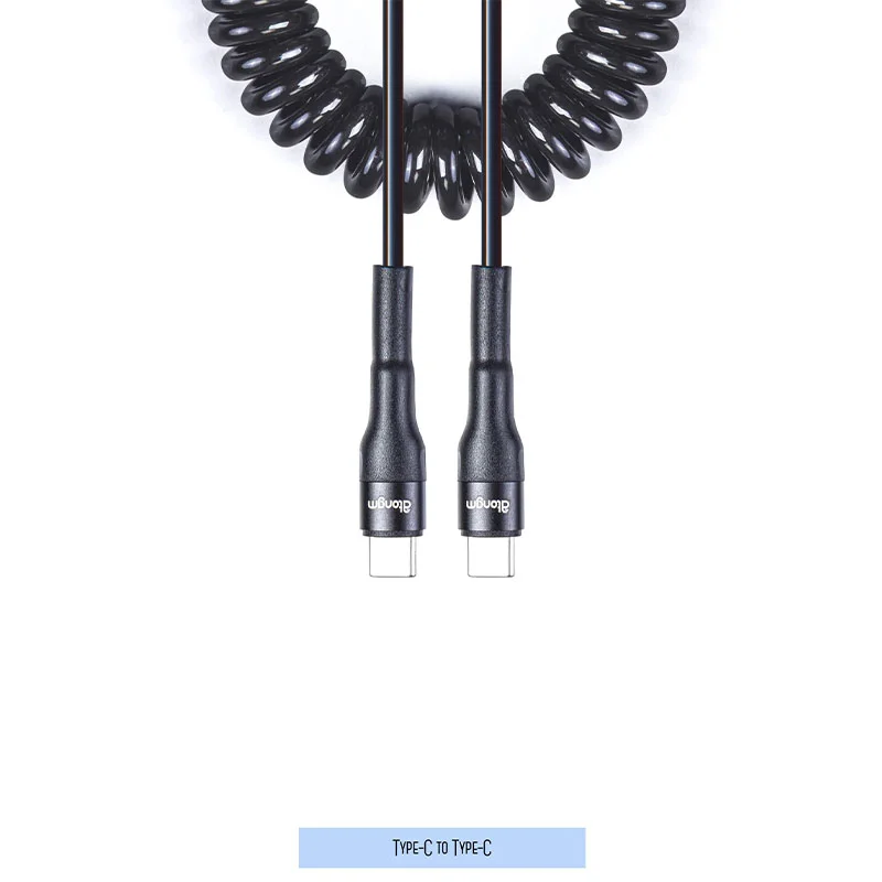 Atongm type-c to type-c Kablo 3A/27W uzatma kablosu Hızlı Şarj Kablosu Örgülü Kırılmaz Kablo ( Akıllı Çip Teknolojili )