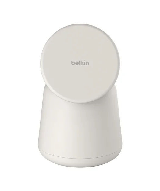 Belkin WIZ020 Boostcharge Pro Kablosuz 2'si 1 arada Magsafe 15W Şarj Istasyonu - Krem