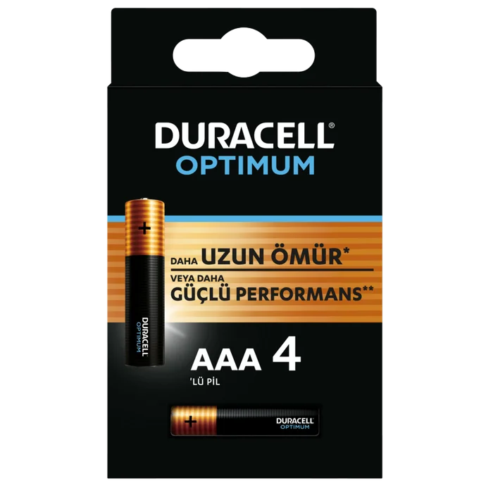 DURACELL OPTIMUM AAA İNCE PİL 4LÜ