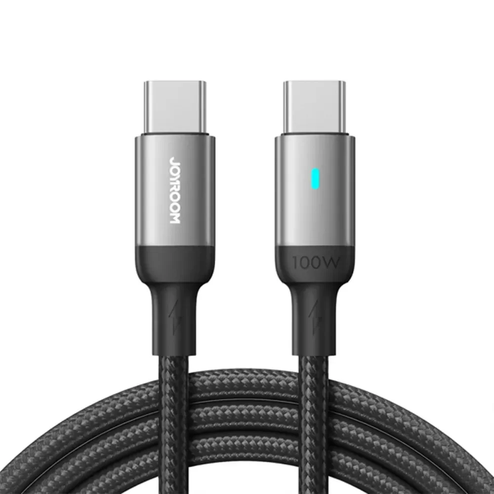 JOYROOM S-A10 100W TYPE C-TYPE C CABLE 1.2M BLACK