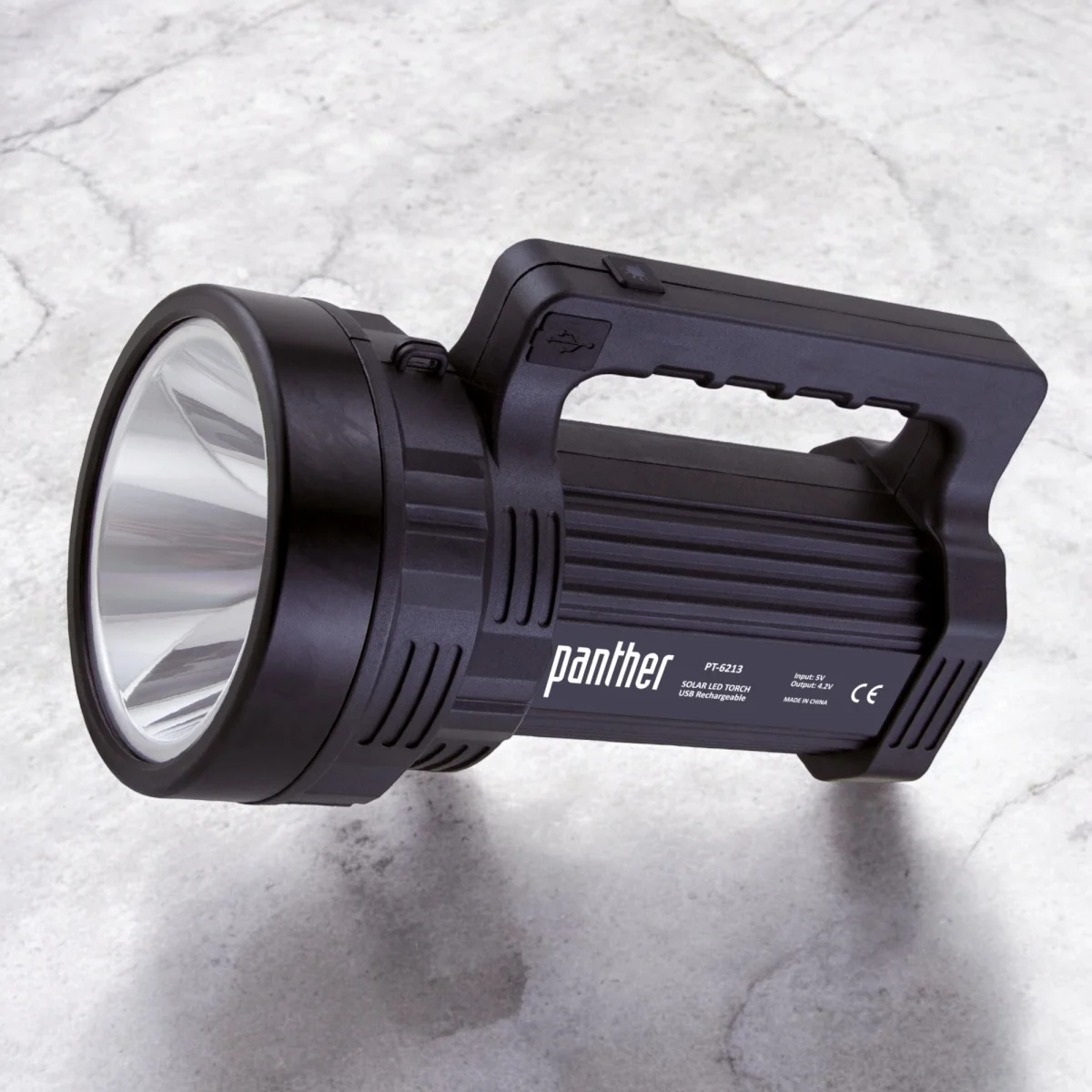 PANTHER PT-6213 USB ŞARJLI SOLAR EL FENERİ