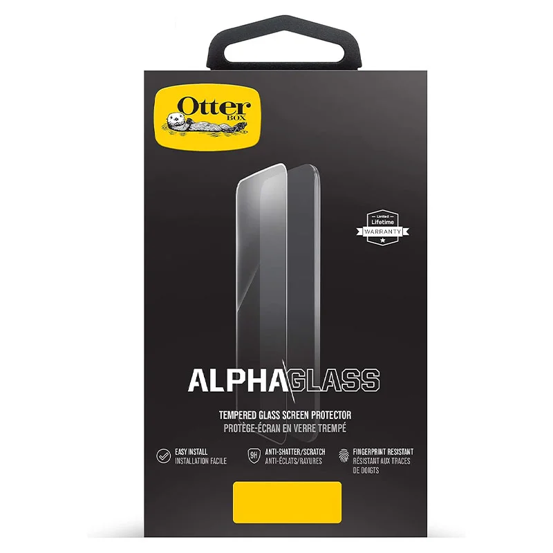 Google Pixel 3a XL için OtterBox Alpha Glass Serisi Ekran Koruyucu - Perakende Ambalaj - Şeffaf