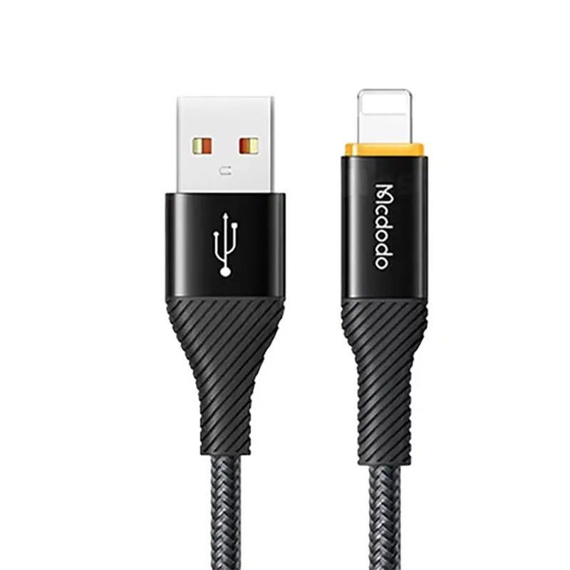 MCDODO CA-2370 Lightning Power Off Hızlı Data-Şarj Kablosu 1.2m - Siyah