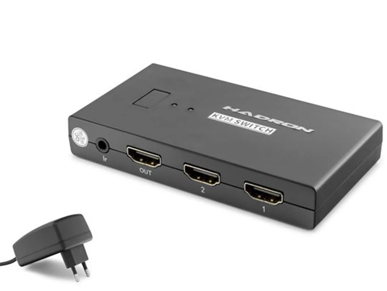 Hadron Hdx1373 2 Port + 4-  Hdmi Kvm Switch Usb Hdmi Kablolu Siyah