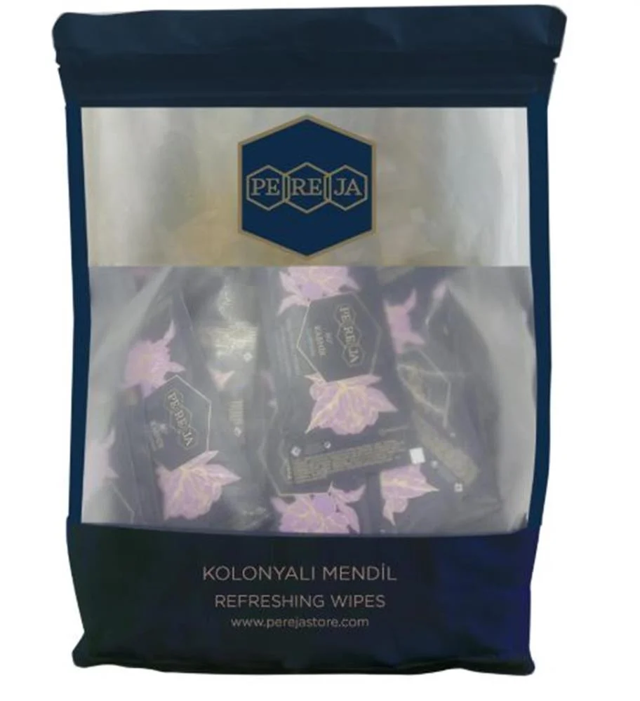 Pereja Kaşmir Kolonyalı Mendil 7x12 50li