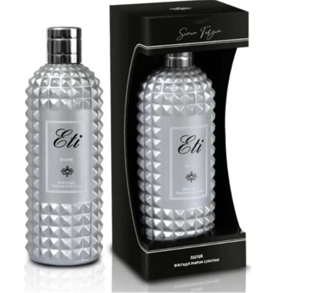 Eti BOUTIQUE Silver Cam Şişe Kolonya 300ml