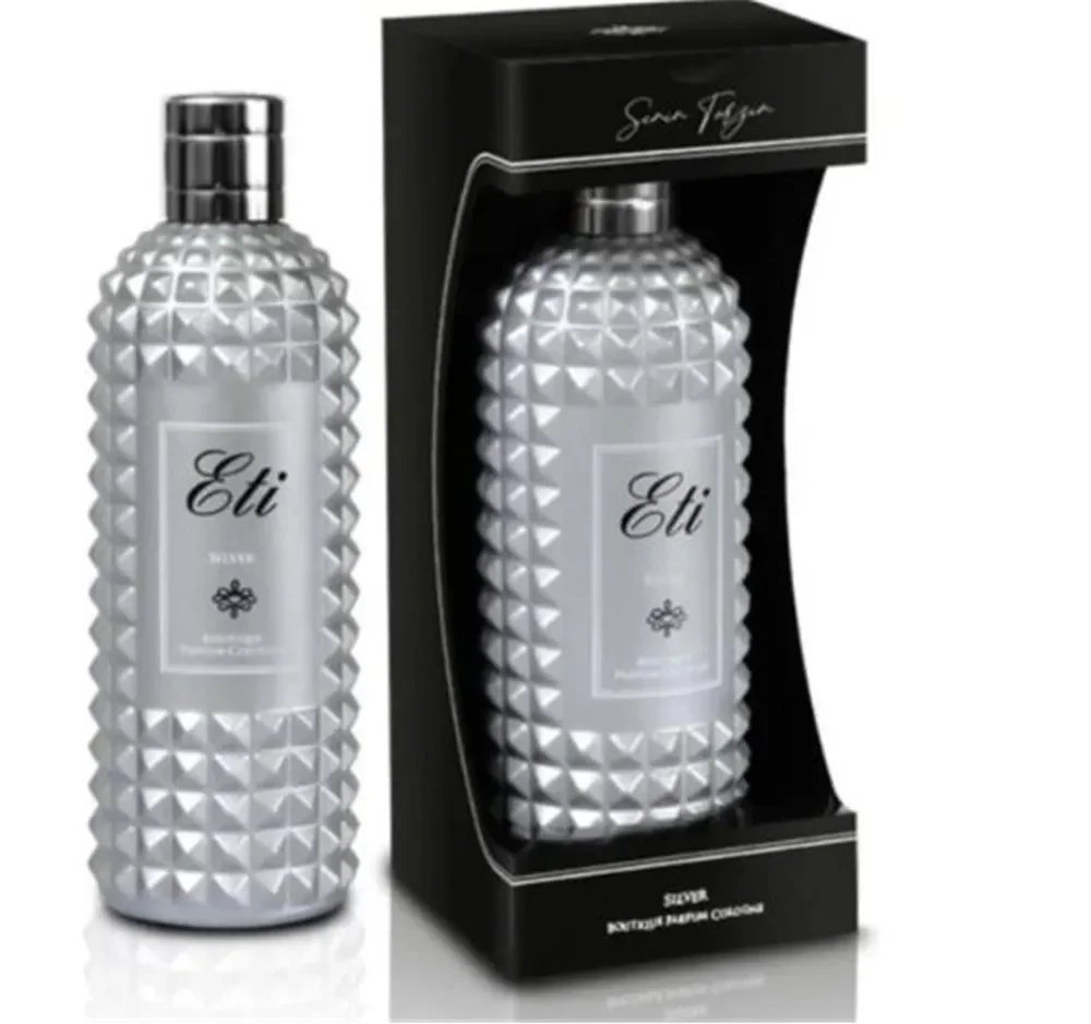 Eti BOUTIQUE Silver Cam Şişe Kolonya 300ml