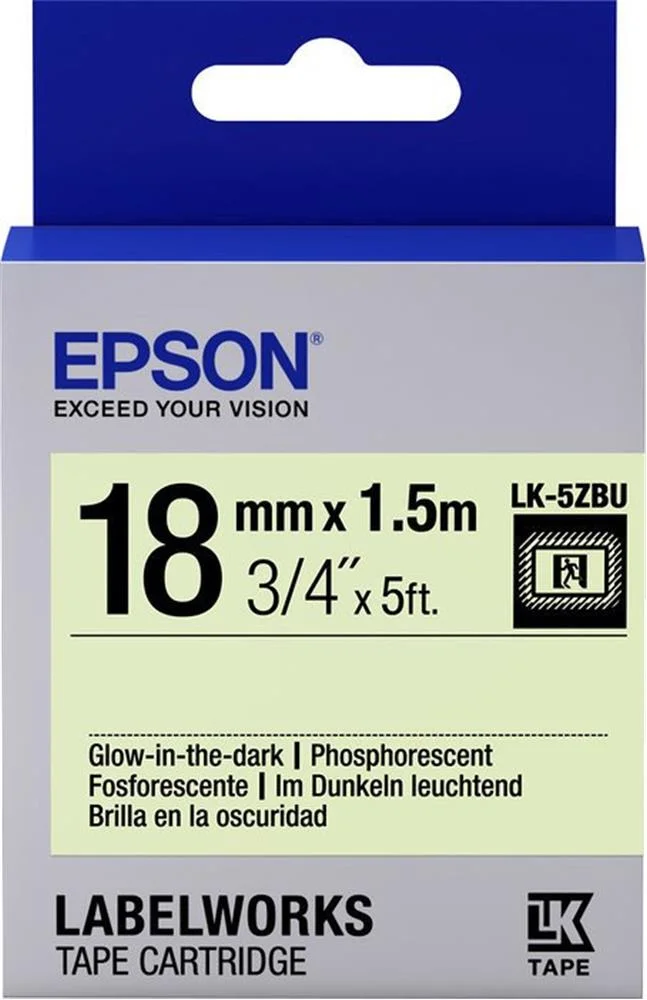 Epson LK-4YBP Pastel Sarı Üzeri Siyah 12mm 9Metre Etiket