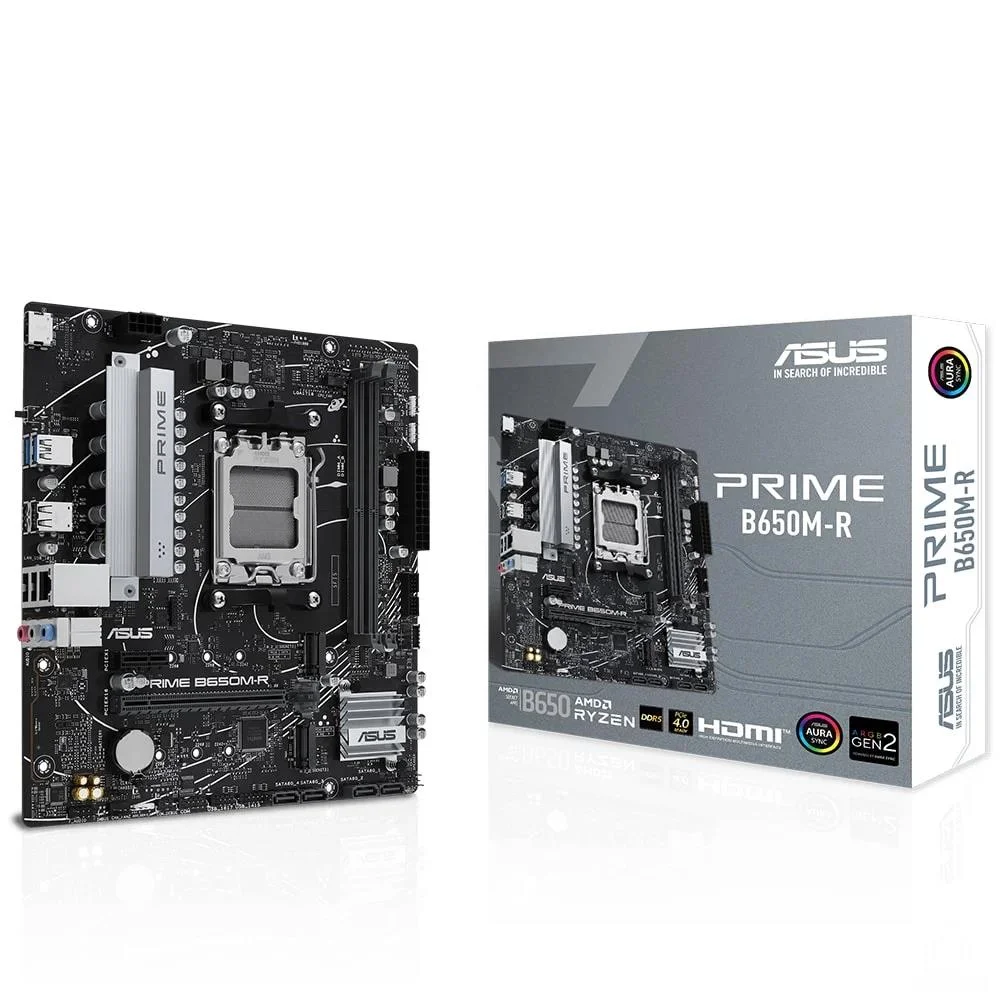 Asus Prime B650M-R 7200MHz (OC) DDR5 Soket AM5 M.2 HDMI mATX Anakart