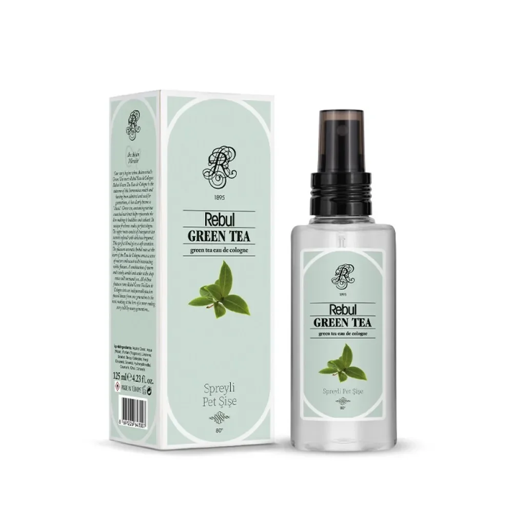 Rebul Green Tea 125 ml Spreyli Kolonya