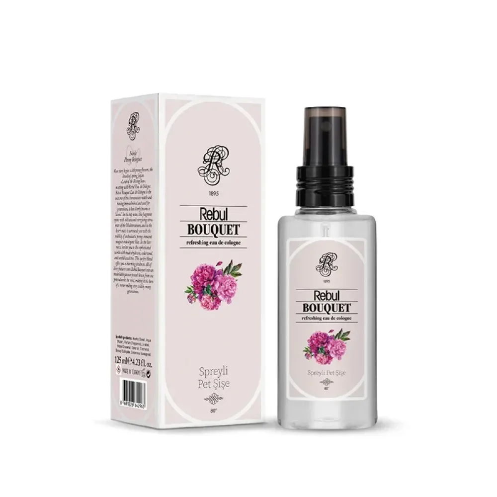 Rebul Bouquet 125 ml Pet Spreyli Kolonya