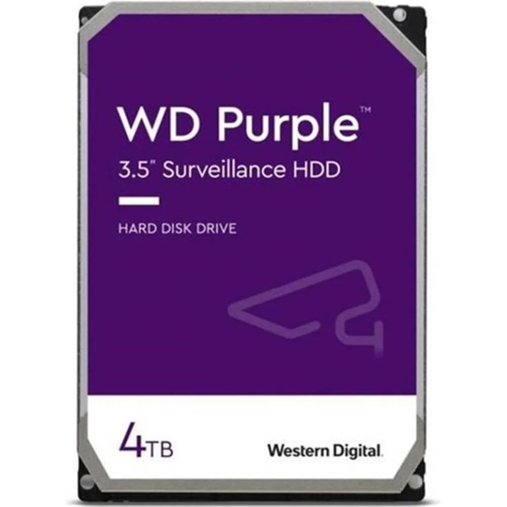 Wd 4Tb 3.5 Purple WD43PURZ Sata3 5400RPM 64MB 7-24 Guvenlık Harddisk (Resmi Distribitör Ürünü)