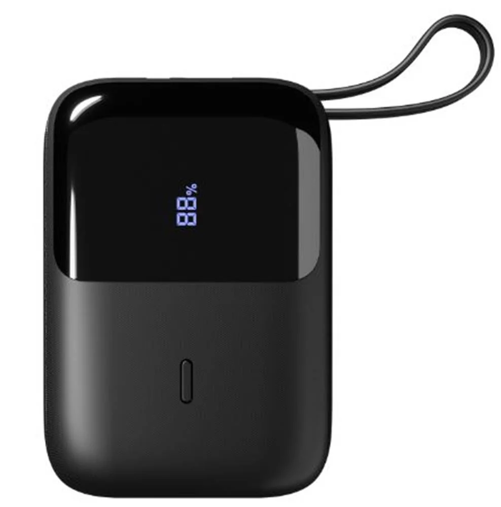 S-link P109M 10000mAh PD20W .5W Siyah LCD Taşınabilir Pil Şarj Cihazı Powerbank