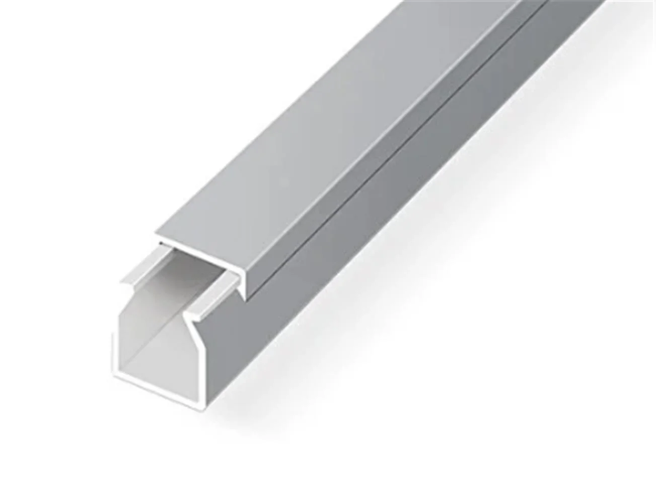Mutlusan Kablo Kanalı 16X16 Metalik Gri Yapışkanlı 2mt (001 155 01016 20 56 )