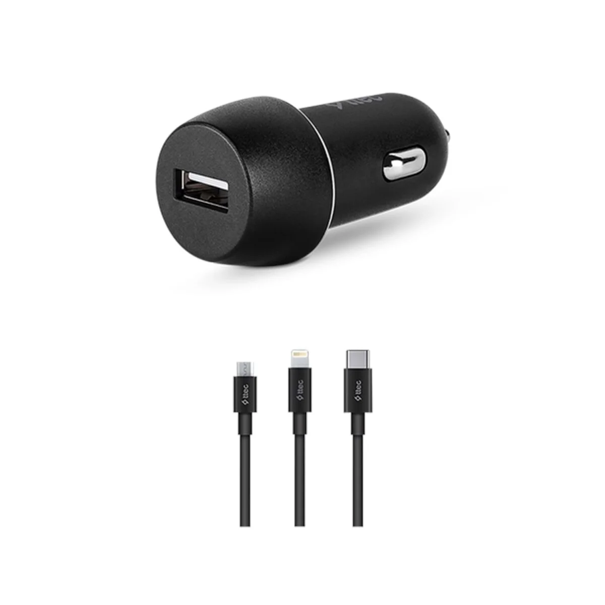 TTEC 2CKS20TS 2.1A ARAÇ Ş.CİHAZI + TRIO KABLO