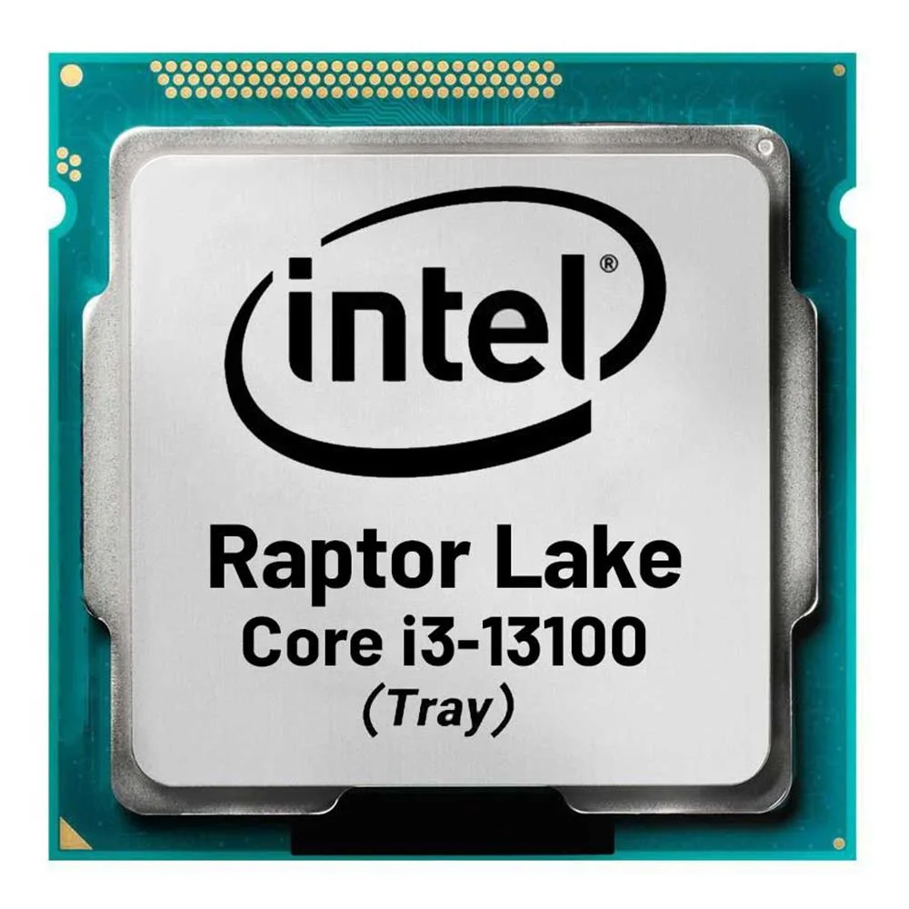 Intel Raptor Lake I3 13100 TRAY 3.40GHZ ~ 4.50GHZ 12MB 1700P Kutusuz İşlemci