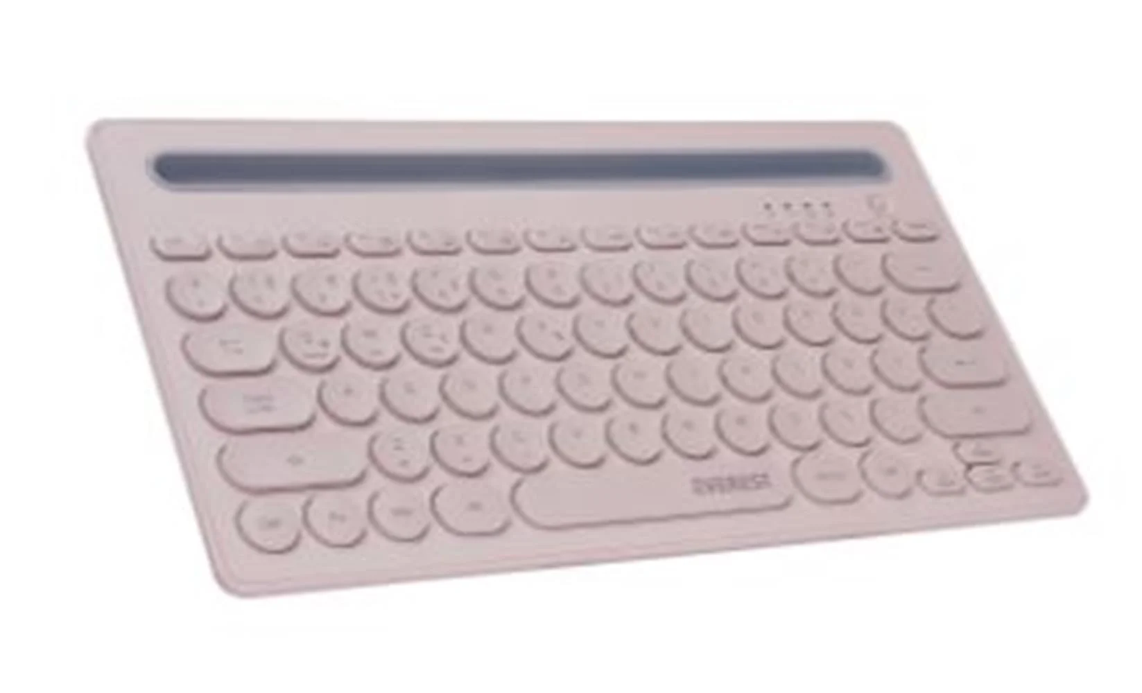 Everest KB-BT84 Pembe-Gri Bluetooth Ultra İnce+Şarjlı Q Mac-Win-Android-Ios Uyumlu Kablosuz klavye