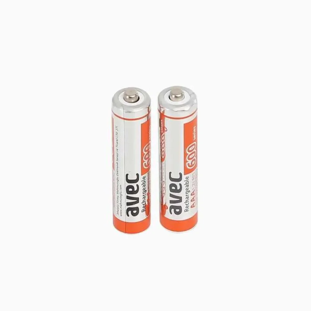 Avec 600 Mah İnce Pil 2'li